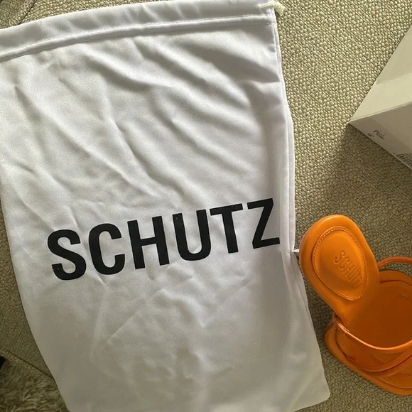 Schutz Agatha Sandal - Orange - Picture 12 of 15